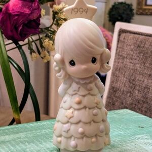 "Girl, You Are As Pretty As A Christmas Tree" Precious Moments Figurine.